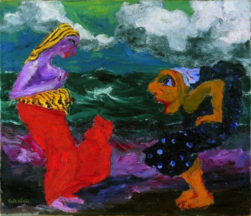 El expresionista alemán Emil Nolde y sus mujeres